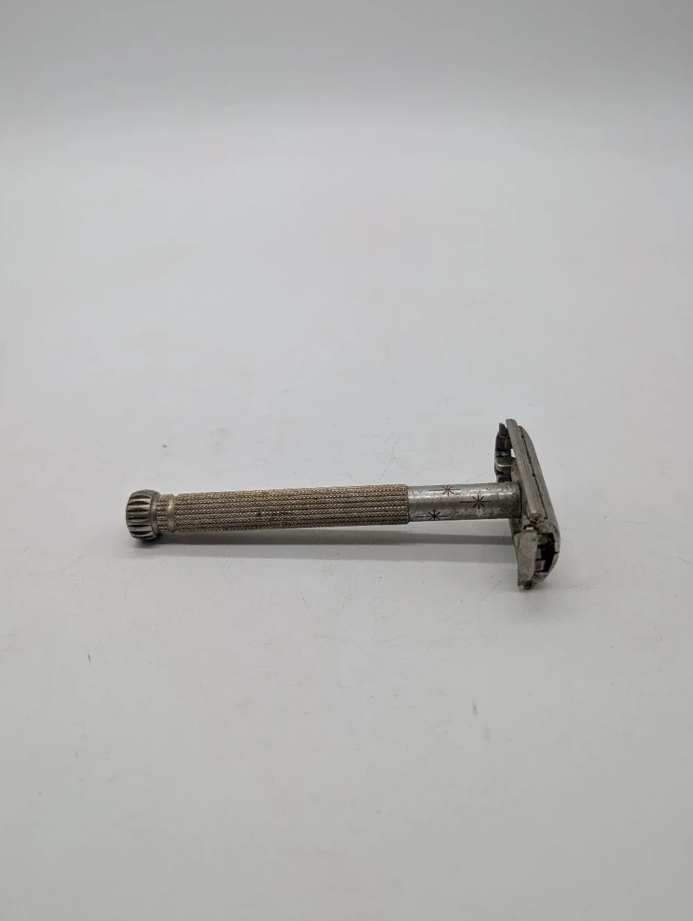 Vintage Lady Gillette Star Pattern Safety Razor – Collectible Shaving Tool